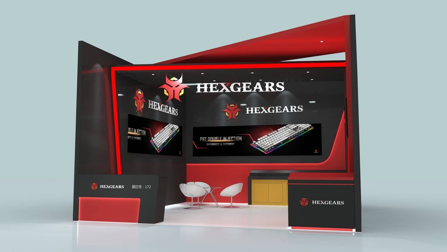 德国IFA柏林国际电子消费展会 HEXGEARS 展位设计搭建(图3)