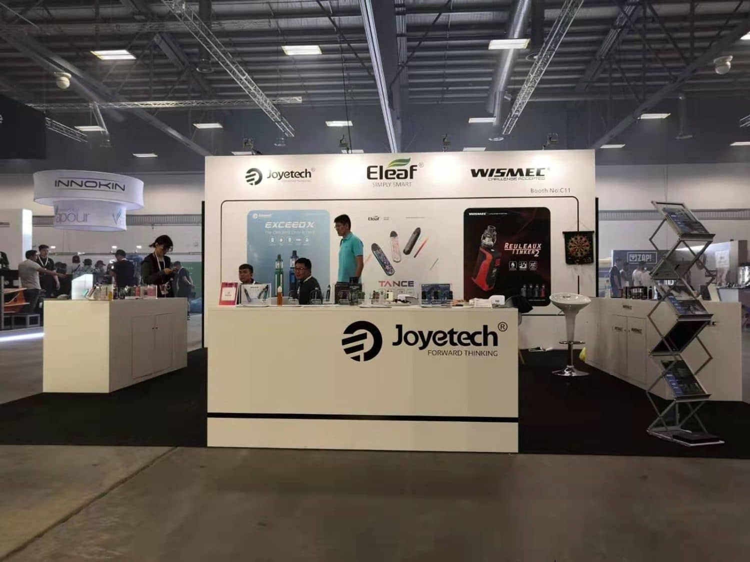 新西兰电子烟展 Joyetech展位展台设计搭建(图6)